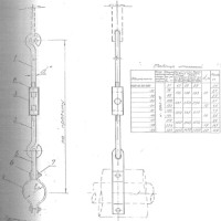 Крепление одной трубы на подвеске DN 89 Pmax 138 200°C 0312.18.00.000-02 СБ