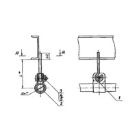 Подвеска для крепления трубопроводов АПЭ 1578.0-01 32 мм